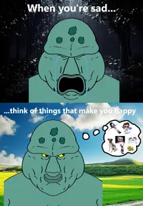 squidward tentacles, disgusting trevorcreature, smuglet, rupturing trevorcreature, slopjak, 'p, 2soyjaks, animal, bald, big lips