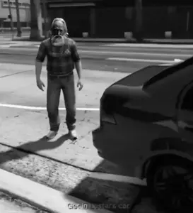 gigachad, old gigachad, 1nas, arrow, beard, building, buildings, car, car crash, city