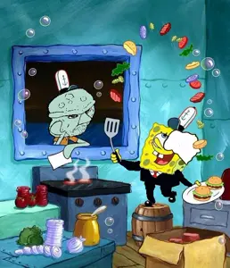 cheesecake, spongebob squarepants, squidward tentacles, chudjak, disgusting trevorcreature, chudjak seething, seething trevorcreature, fusionjaks, 1nas, 1soyjak