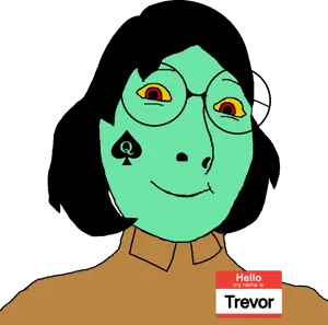 squidward tentacles, cobson, female cobson, femjak, foidjaks, 1soyjak, black hair, blue skin, closed mouth, female