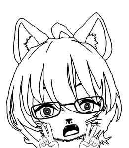 agnes tachyon, honse, catse, doctos, 1soyjak, animal, anime, cat, cat ear, cat ears