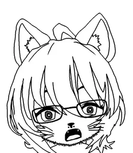 agnes tachyon, honse, catse, doctos, 1soyjak, animal, anime, cat, cat ear, cat ears