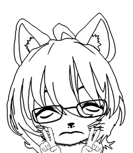 agnes tachyon, honse, catse, doctos, 1soyjak, animal, anime, cat, cat ear, cat ears