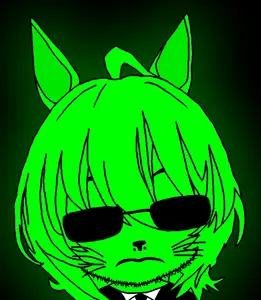 agnes tachyon, honse, glowie, 1soyjak, animal, anime, black background, black glasses, cia agent, closed mouth