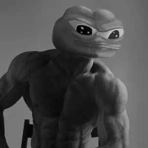 apu, gigachad, pepe, 1nas, amphibian, animal, beard, black hair, buff, chair