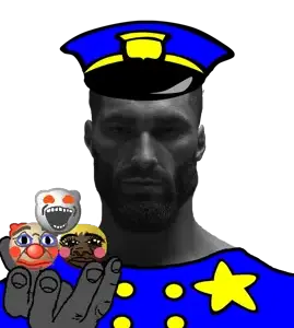 gigachad, police man ganson, alicia, pissluffare, snoojak, hunky twink sex machine, hunky twink sex machine, nuurumoji, 1soyjak, black skin