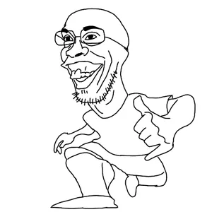 ronaldihnojak, useful soys, arm, bald, full body, glasses, hands, ias, low effort, open mouth