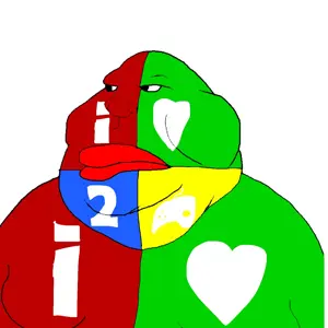 meximutt, 1soyjak, bald, closed mouth, deviantart, heart, iheart2game (deviantart user), looking to the left, multicolored skin, no beard