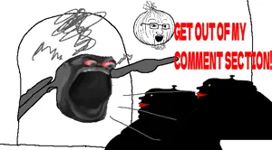 gigaboy, gigachad, brandon, soyak, branigger, branigger side, the soybooru logo, 3soyjaks, angry, bald