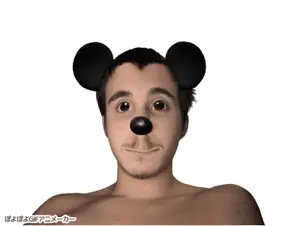 mickey mouse, commiejak, mickey, animated, black hair, commie, communiaryan, ear, eyebrows, front view