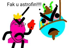 gapejak, 1soyjak, ack, bald, countryballs, crown, frown, full body, glasses, hanged