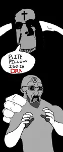 rapeson, cobson, soyak, doctos, hornyson, doctos, rapeson, 2soyjaks, atheism, bald