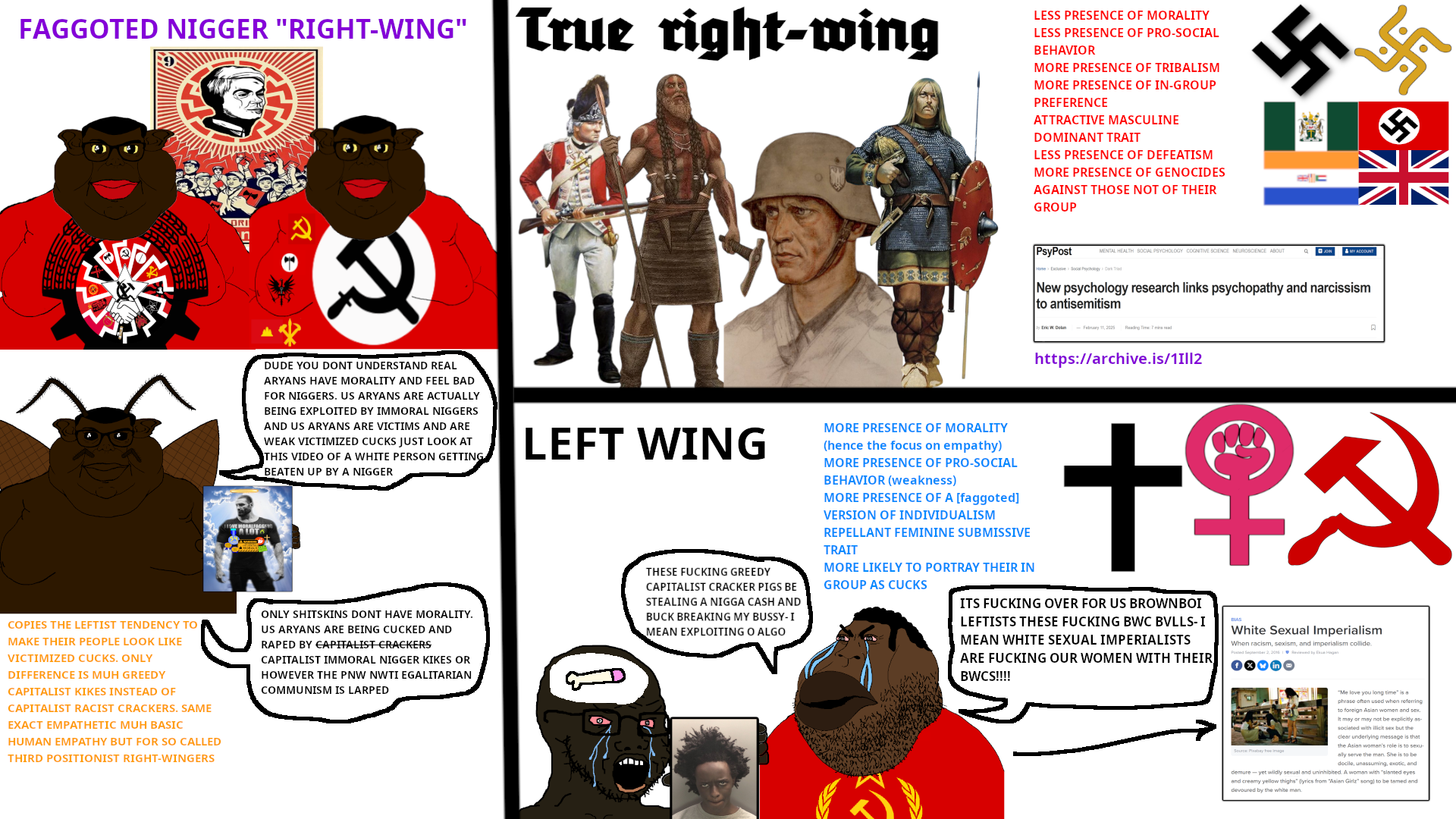 gigachad, brandon, meximutt, soyak, bantujeet, bantumutt, branigger, negro soyak, soyak (crying) 2, animal
