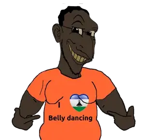 shirtjak, slapstick, slopjak, animator320, black hair, black skin, boytits, brown skin, clothes, fat