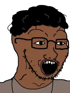 soyak, asian soyak, niggerjak, blasianjaks, 1soyjak, asian, black hair, blasian, chink, glasses