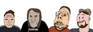 gapejak, markiplier soyjak, slitherjak, weirdpenis, lawrence, scholar, 4soyjaks, angry, beard, brown hair