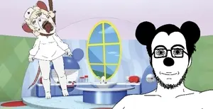 lorna, mickey mouse, bernd, commiejak, hanging troonjak, mickey, troonjak, ack, anti furry, blonde hair