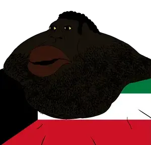 meximutt, bantujeet, bantumutt, bantunigger, endjeet, endmutt, morbidmutt, 1soyjak, beard, big lips