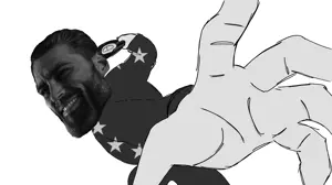 australian shitposter, european shitposter, gigachad, gigachaded, 1nas, alcohol, arm, beard, beer, drink