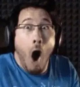 markiplier soyjak, irl soyjaks, black hair, blue shirt, chair, hair, irl background, irl person, irl photo, irl soy