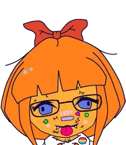 mymy schoppenboer, honse, zillyjak, :3, blue eyes, blush, blush lines, circle, fangs, fur