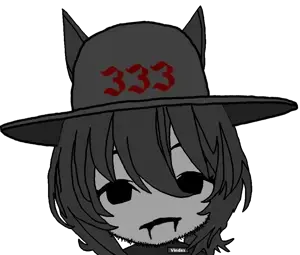 prince narcissist, agnes tachyon, drill sergeant grey, honse, 'cord, 1soyjak, 333, black eyes, closed mouth, clothes