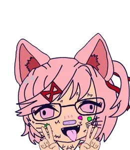 agnes tachyon, honse, catse, zillyjak, 1soyjak, animal, bandage, cat, cat ear, cat ears