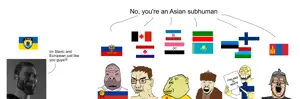 gigachad, a24 slowburn soyjak, chudjak, feraljak, impish soyak ears, markiplier soyjak, meximutt, soykio kid, euromutt, nunavut asiamutt