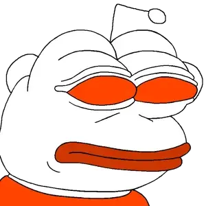 pepe, reppit, antenna, brown lips, ear, looking at you, neutral, orange eyes, orange shirt, reddit