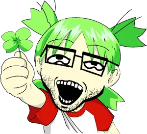 yotsuba koiwai, snoojak, yotsoybajak, 1soyjak, 4chan, 4cuck, aliased, alternate, anime, arm