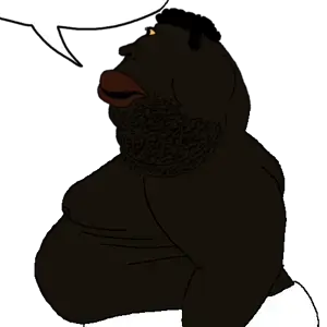 meximutt, bantujeet, bantujeet side, bantumutt, bantunigger, 1soyjak, afro, big lips, black eyes, black hair