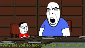 chris griffin, stewie griffin, chudjak, cobson, 2soyjaks, angry, arial, arrow, bald, black eyes