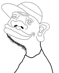 venecomutt, 1soyjak, big lips, latino, latinx, lips, mutt, nigger, no glasses, stubble