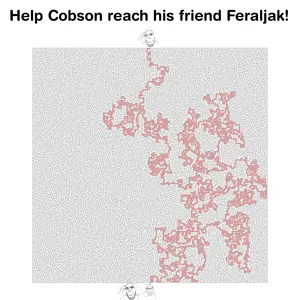 cobson, feraljak, maze shitposts, 3soyjaks, bald, closed mouth, game, glasses, maze, open eyes