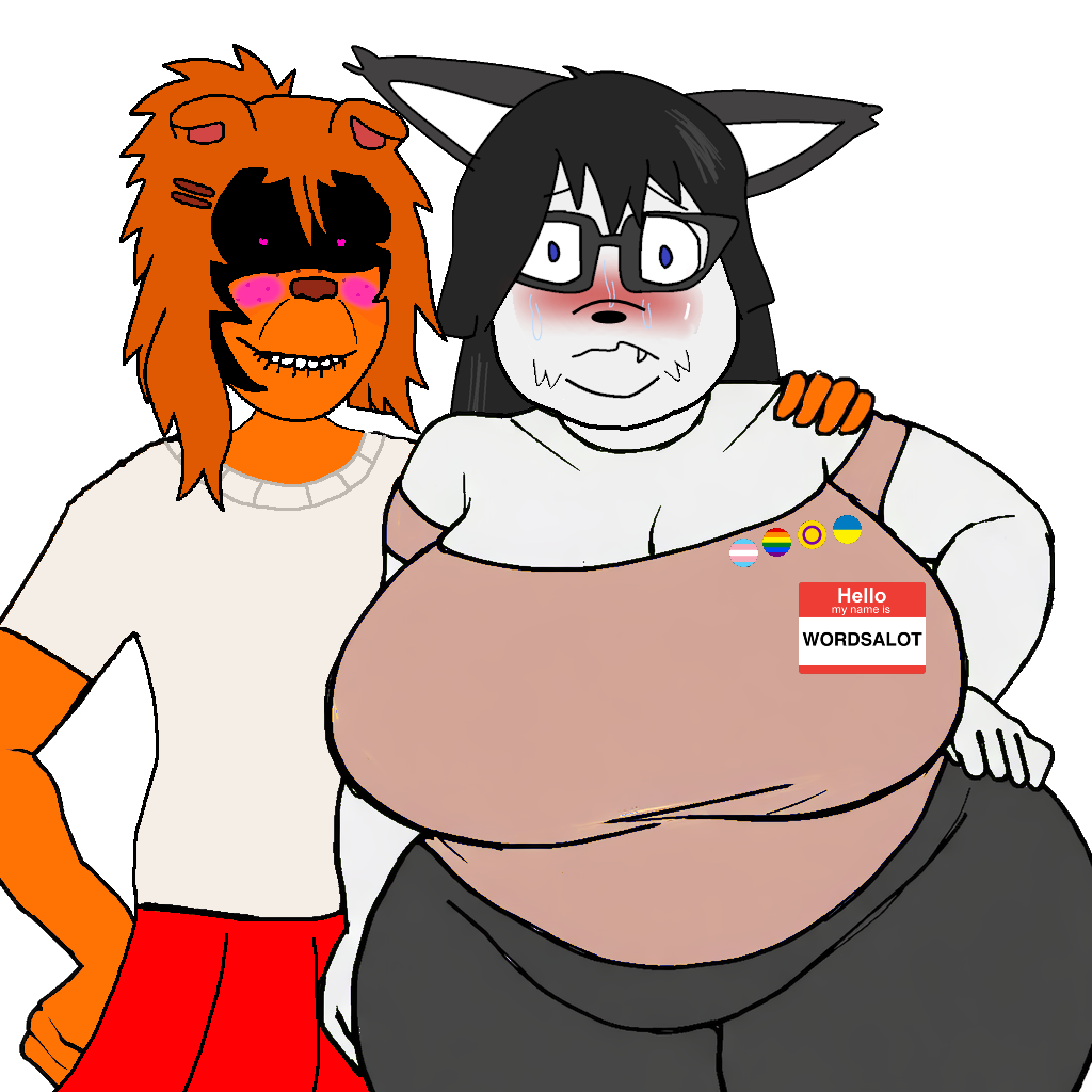 dan, femjanny, soytan, markiplier soyjak, female markiplier, bbw girlfriend, natejak, 2soyjaks, accessory, animal
