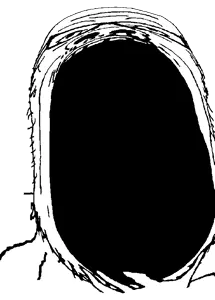 a24 slowburn soyjak, soyjak restoration project, 1soyjak, a24, aliased, bald, black eyes, distored, distorted, distorted mouth