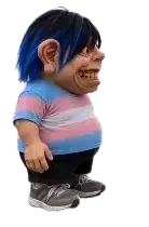 sheeeit, timmy, big ears, big lips, black eyes, blue hair, charlotte fosgate, closed mouth, clothes, ear