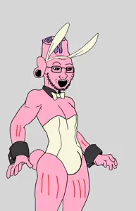 gigachad, terachad, soyak, pinejak, natejak, 1soyjak, bald, beard, black eyes, blush