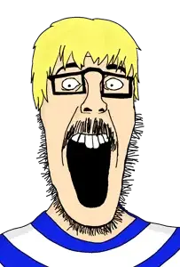 cody travers (final fight), beastjak, 1soyjak, american, anime, black eyes, blonde hair, clothes, fighting game, glasses