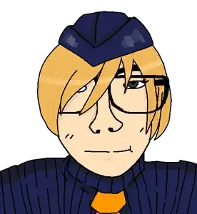 juni (street fighter), sobot, sobby, 1soyjak, anime, assassin, blue clothes, blush, brown eyes, closed mouth