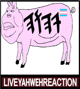 meximutt, animaljaks, abrahamic, abrahamic religion, animal, black eyes, christianity, closed mouth, fat, full body