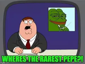 pepe, peter griffin, amphibian, animal, blunt, brown hair, clothes, frog, glasses, green skin