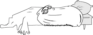 beefdip, unknown, 1soyjak, bald, bed, black eyes, closed mouth, eating, ed edd n eddy, full body