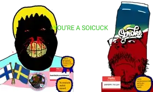 gapesproke, alicia, bernd, gapejak, impish soyak ears, soyak, mustached gapejak, the soybooru logo, troonjak, 2soyjaks