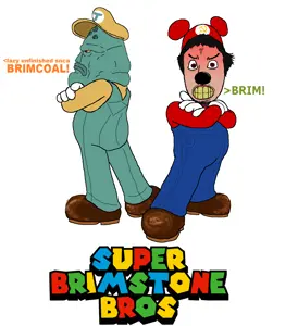 mickey mouse, disgusting trevorcreature, mickeyjak, 2soyjaks, back view, bald, black eyes, black hair, closed mouth, front view