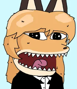 averi, pepe, amphibian, animal, animal ears, anthro, black eyes, blue background, bowtie, clothes