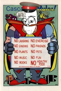 dr. eggman, gapejak, rand, wholesome soyjak, 1soyjak, angry, bald, black eyes, closed mouth, clothes