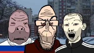 kuzjak, markiplier soyjak, euromutt, russomutt, euromutt, 3soyjaks, adidas, beard, black eyes, brown stubble