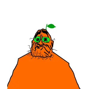 soldier (team fortress 2), whitenigga, 1soyjak, bald, black eyes, closed mouth, eyebrows, fat, food, fruit