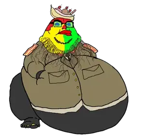 fatpony, kuzjak, olgolstein, colorjak, 1soyjak, bald, banana, banana split ice cream, big pfatty, black eyes